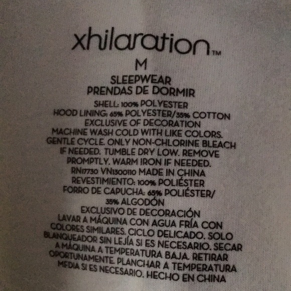 Adult-sized Unicorn dress up costume or sleeper - very soft brushed fleece.Cute! - Picture 5 of 9